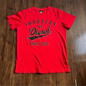 Diesel Red Industry Graphic Tee